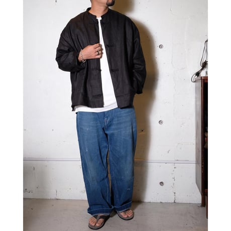 ORDINARY FITS オーディナリーフィッツ "LINEN CHINA SHIRTS＂リネンチャイナシャツ