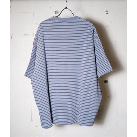 EVCON エビコン"Border Wide S/S T-shirt"