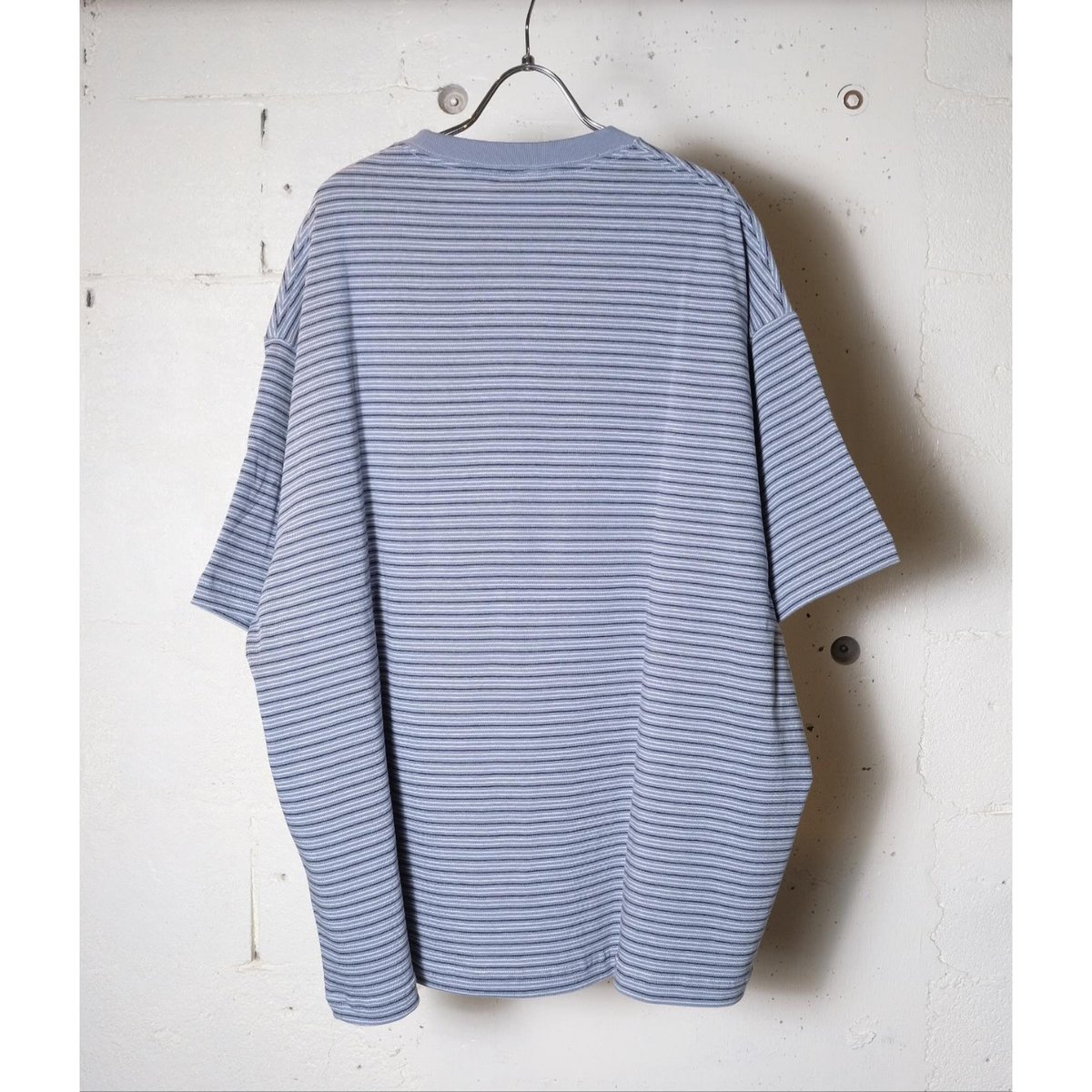 トップス EVCON BORDER WIDE S/S T-SHIRT 3 EVCON - BORDER S/S WIDE T-SHIRT/カットソー | NapsNote