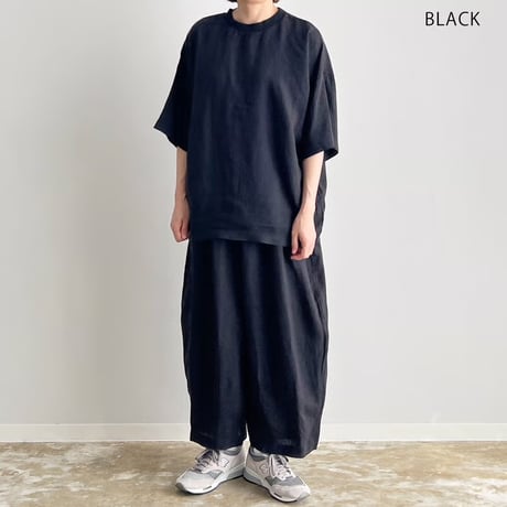 HARVESTY ハーベスティー "FRENCH LINEN S/S PULL OVER"フレンチリネンプルオーバー