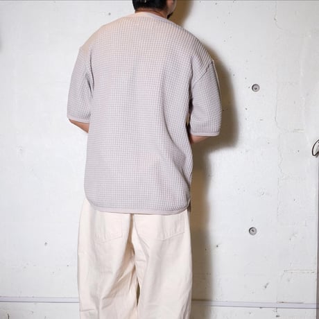 CURLY カーリー "TWO-TONE WAFFLE TEE＂ワッフルTEE