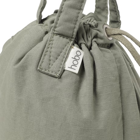 hobo ホーボー"DRAWSTRING POUCH PADDED COTTON RIPSTOP"