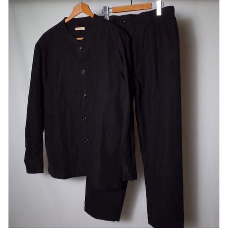 LAMOND ラモンド " WOOL LINEN TUMBLER SHIRT JACKET"シャツジャケット