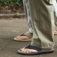 hobo ホーボー "THONG SANDAL COTTON SASHIKO by ISLAND SLIPPER" アイランドスリッパ