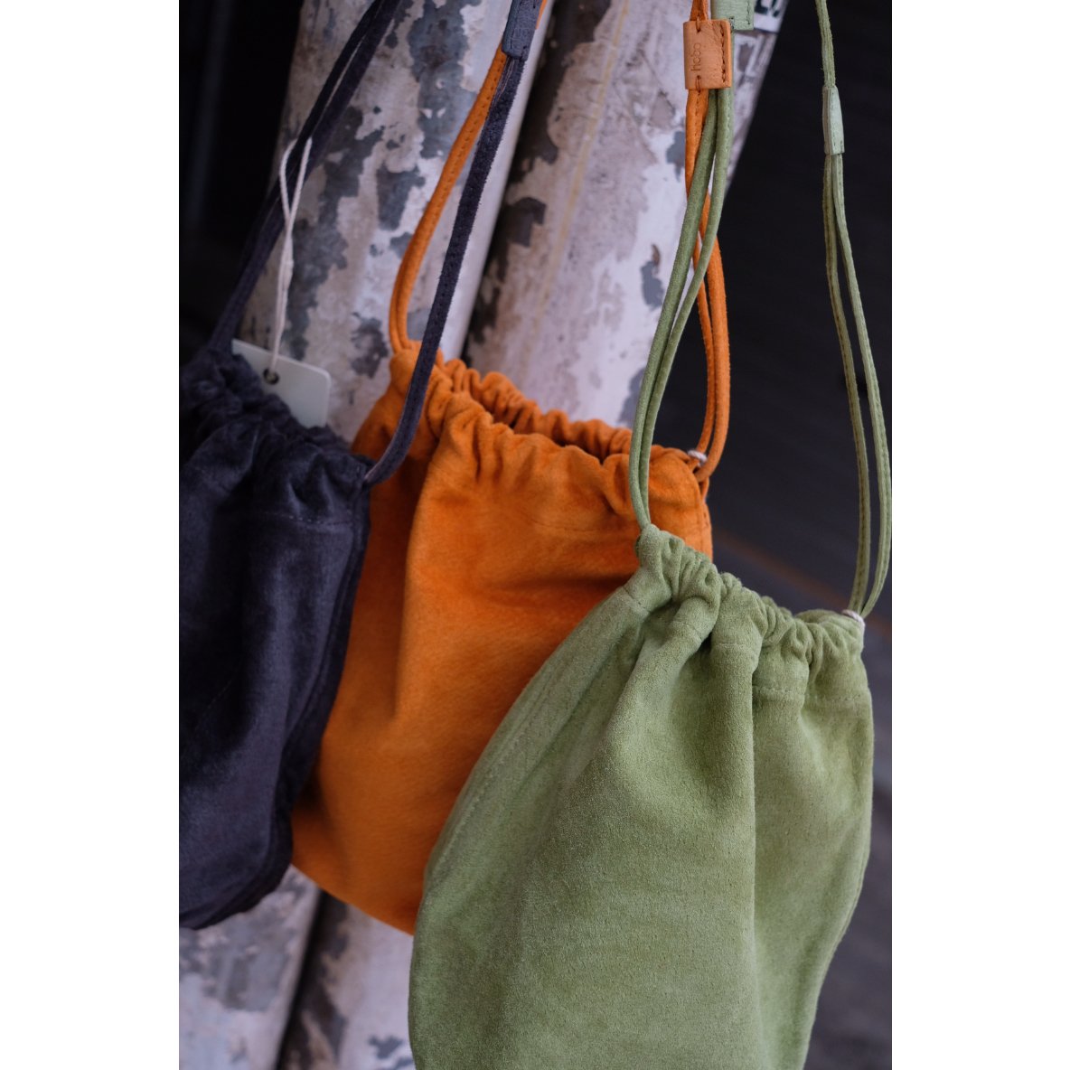 こ*け様 hobo DRAWSTRING POUCH COW SUEDE DRAWSTRING POUCH COW SUEDE | hobo