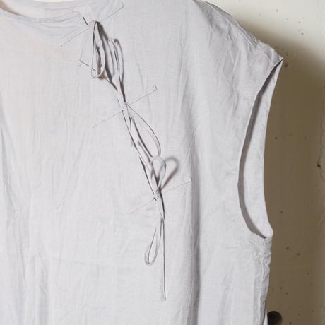 (g) グラム "FRONT RIBBON BLOUSE"フロントリボンブラウス