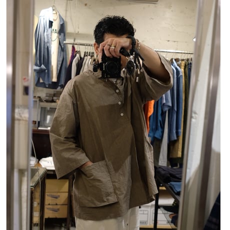 ORDINARY FITS オーディナリーフィッツ "Open Collar Shirt"