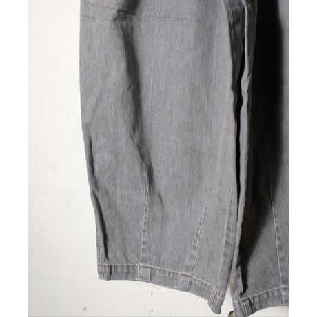 HARVESTY ハーベスティー"BLACK DENIM CIRCUS PANTS"サーカスパンツ