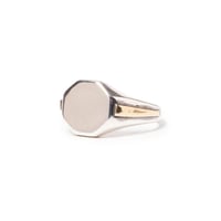 hobo ホーボー "SIGNET RING 925 SILVER with BRASS" リング