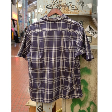 A VONTADE アボンタージ "Italian Open Collar Shirts SS -Check Broad Cloth-"