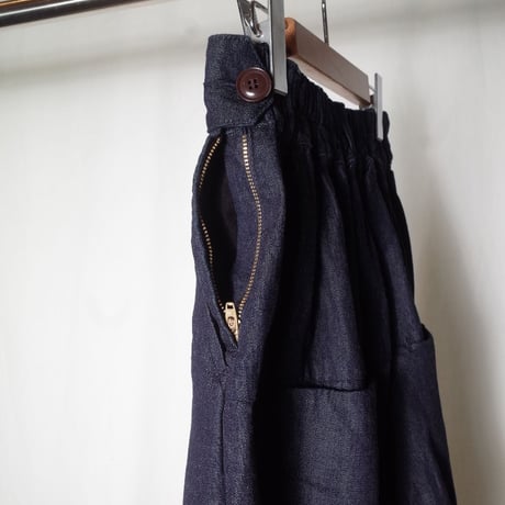 HARVESTY ハーベスティ "DENIM WIDE EGG CROPPED PANTS"デニム ワイドエッグクロップドパンツ