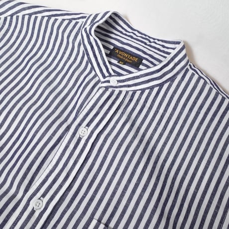 A VONTADE アボンタージ "Banded Collar Shirts -Cotton/Linen" バンドカラーシャツ