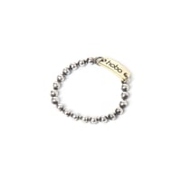 hobo ホーボー "BALL CHAIN RING 925 SILVER with BRASS" リング