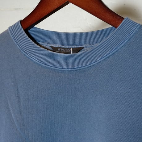 EVCON エビコン"Pigment Crew Neck Sweat"スウェット