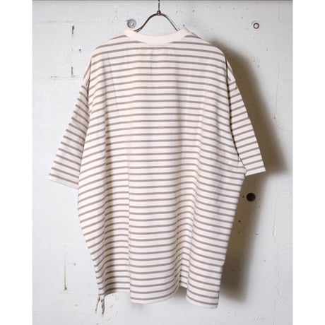HARVESTY ハーベスティ"JUMBO S/S STRIPED TEE" ボーダー ジャンボ半袖Tシャツ