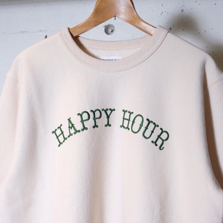 TACOMA FUJI RECORDS タコマフジレコード "HAPPY HOUR SWEATSHIRT designed by Jerry UKAI＂スウェット