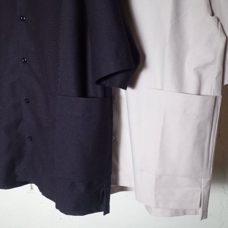 CURLY カーリー "LINEN BLENDED S/S SHIRT" リネンシャツ