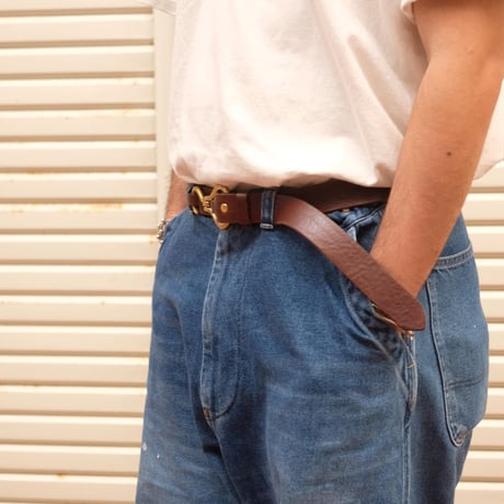 SLEAK LEATHER スリークレザー "leather belt"