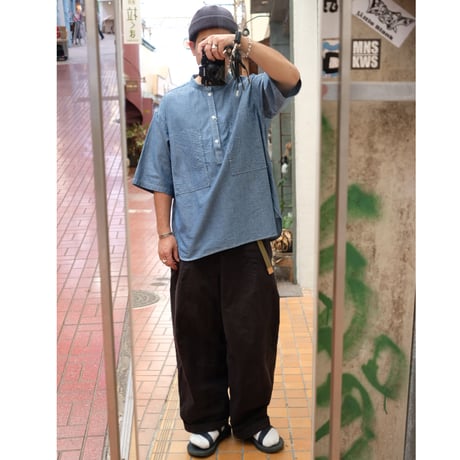 ORDINARY FITS オーディナリーフィッツ "S/S WORK PULLOVER SHIRTS"