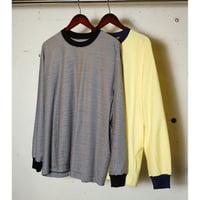 PERS PROJECTS パースプロジェクト "VICTOR L/S BLIND BORDER TEE"