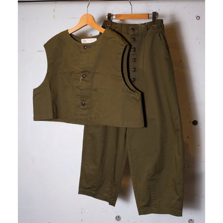 HARVESTY ハーベスティ"HIGH WAIST CIRCUS PANTS"