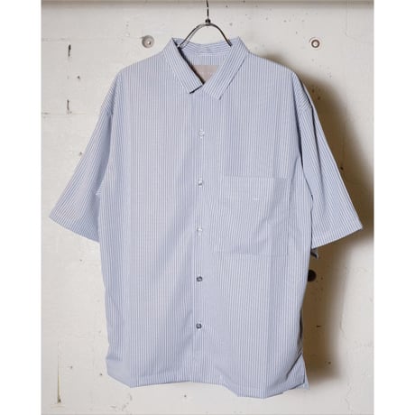 CURLY カーリー "SPLIT RAGLAN SHIRT -stripe-" スプリットラグランシャツ