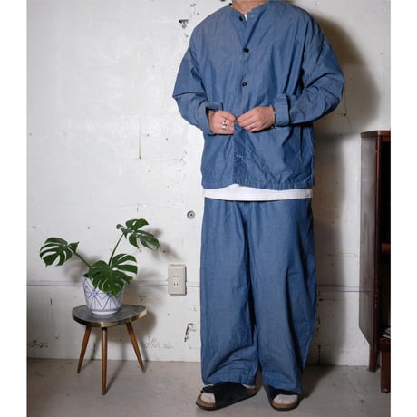 HARVESTY ハーベスティー"CHAMBRAY CROPPED CIRCUS  PANTS "