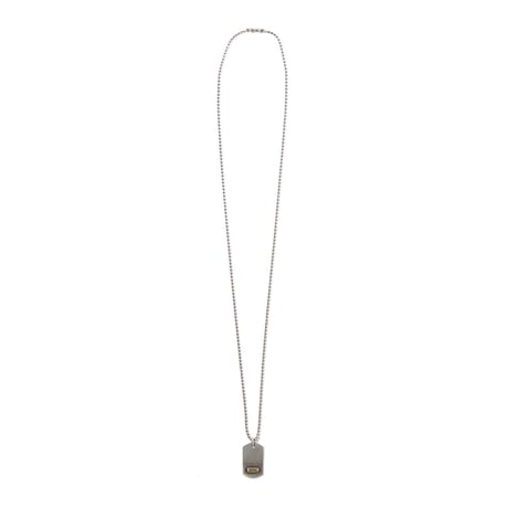 hobo ホーボー "DOGTAG NECKLACE 925 SILVER with BRASS" ドックタグネックレス