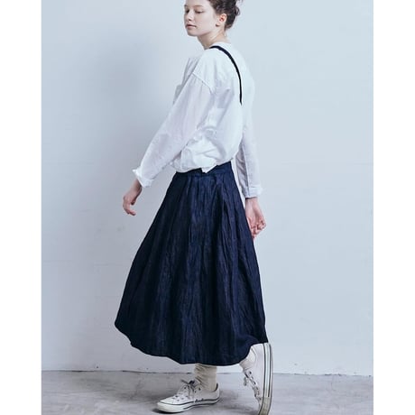 (g) グラム "LIGHT DENIM ONE SEHULDER SKIRT" ライトデニムワンショルダースカート