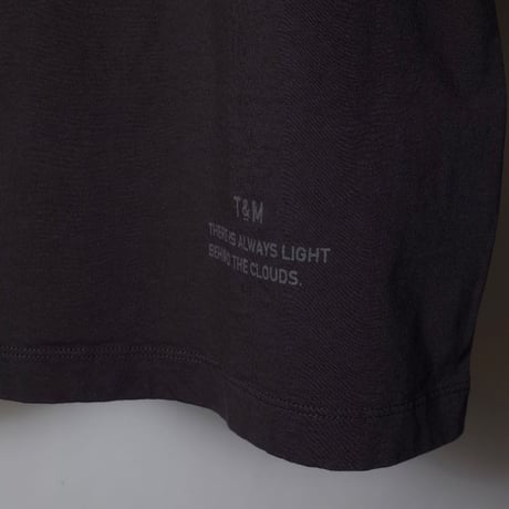 TRAVAIL MANUEL トラバイユマニュアル "シャビー天竺 プリントT T&M"
