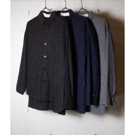 (g) グラム "WOOL SHAGGY OVER SHIRT"