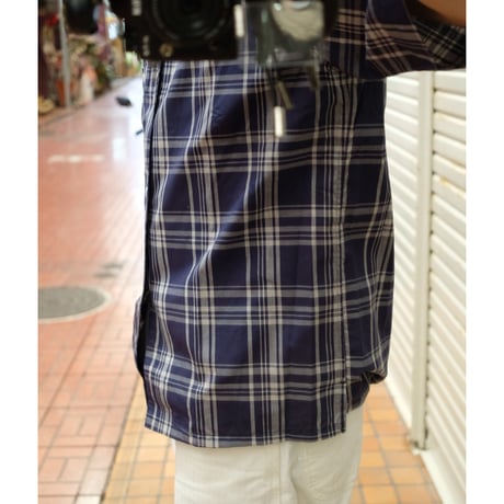 A VONTADE アボンタージ "Italian Open Collar Shirts SS -Check Broad Cloth-"