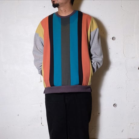 CURLY カーリー "STRIPE COLOR BOUCLE P/O -multi-"