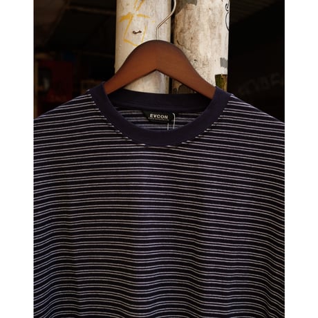 EVCON エビコン"BORDER WIDE S/S T-SHIRT"