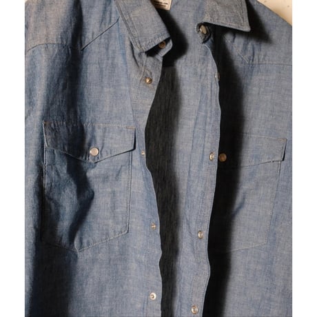 ORDINARY FITS オーディナリーフィッツ "CHAMBRAY WESTERN SHIRTS" シャンブレーウエスタンシャツ