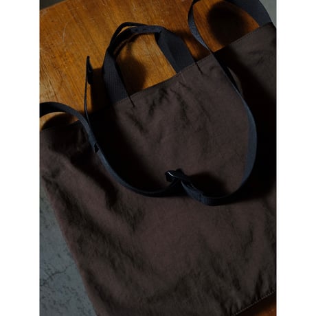 hobo ホーボー"2WAY TOTE BAG NYLON OXFORD ONIBEGIE® DYED"
