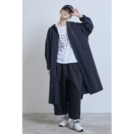 (g) グラム "OPEN COLLAR LOOSE COAT"