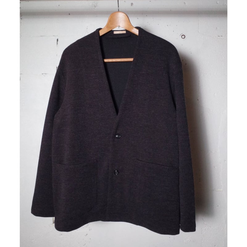 LAMOND (ラモンド) ノーカラージャケット カーディガンブラックsize3 LAMOND (ラモンド) ノーカラージャケット カーディガンブラックsize3