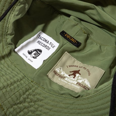 TACOMA FUJI RECORDS タコマフジレコード "BIGFOOT SURVEY PROJECT  JUNGLE HAT by DECHO"