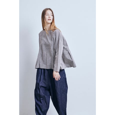 (g) グラム "GINGHAM HOLD BLOUSE"ギンガムホルドブラウス
