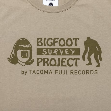 TACOMA FUJI RECORDS タコマフジレコード "BIGFOOT SURVEY PROJECT LOGO  designed by Jerry UKAI"