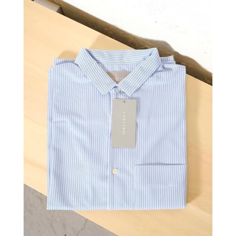 CURLY カーリー "SPLIT RAGLAN SHIRT -stripe-" スプリットラグランシャツ