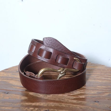 SLEAK LEATHER スリークレザー "leather belt"