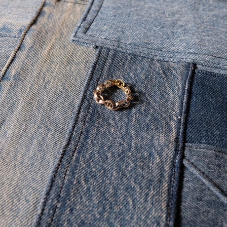 hobo ホーボー "CHAIN RING 925 SILVER with BRASS"