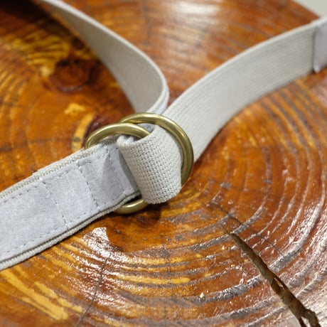 hobo ホーボー "DOUBLE RING BELT PIG SUEDE＂ベルト