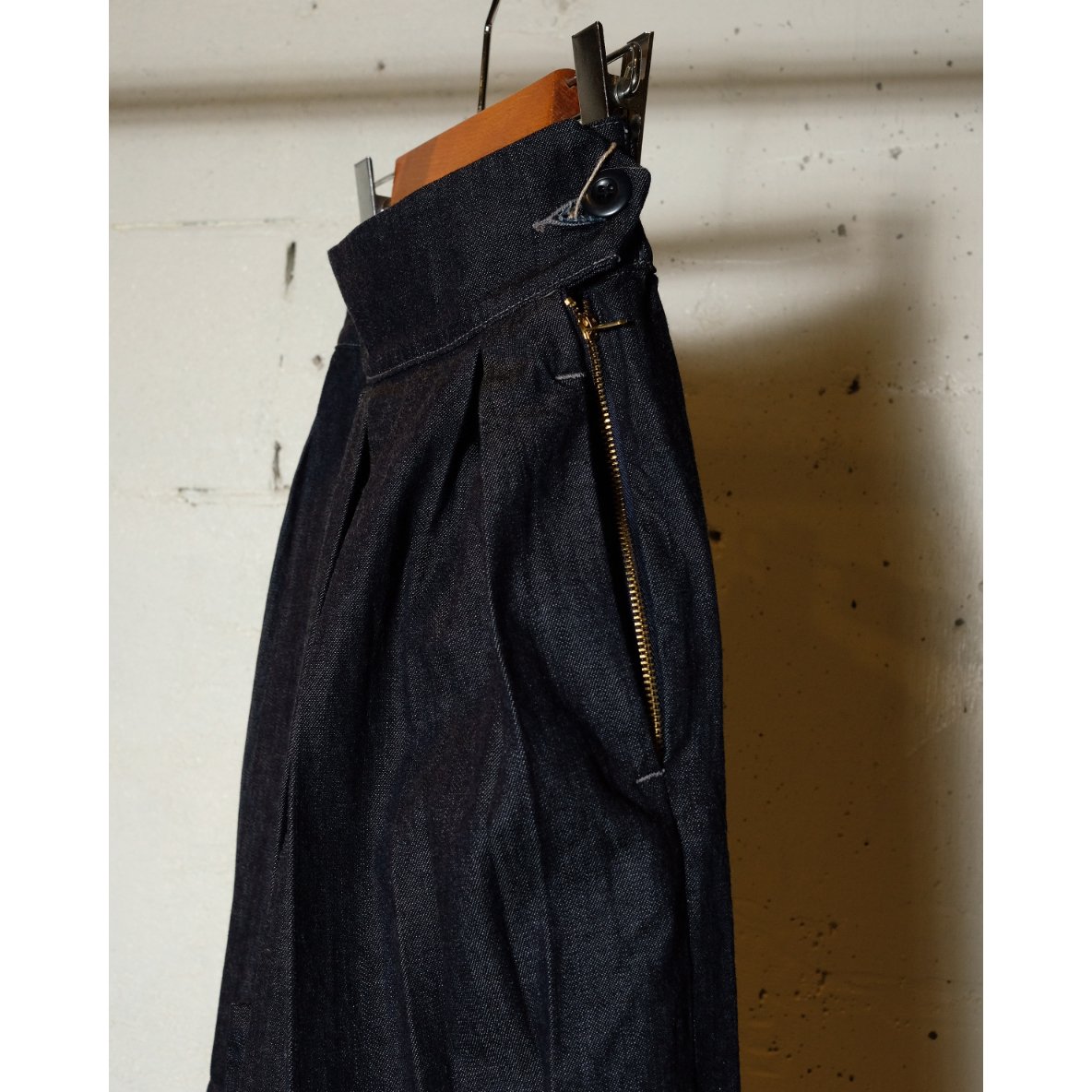 HARVESTY ハーベスティ　綿麻デニム　サーカスキュロット HARVESTY ハーベスティ 綿麻デニム サーカスキュロット HARVESTY