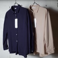MANUAL ALPHABET マニュアルアルファベット "BACK GATHER R/C SHIRT"