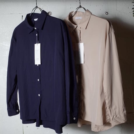MANUAL ALPHABET マニュアルアルファベット "BACK GATHER R/C SHIRT"