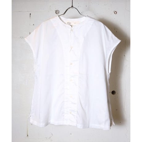 HARVESTY ハーベスティ"SLEEVELESS ATELIER BLOUSE "ノースリーブ アトリエブラウス
