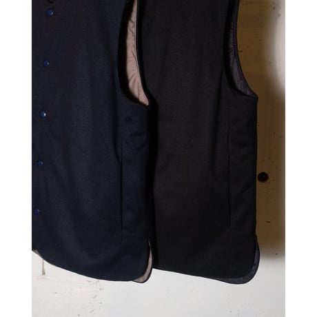CURLY カーリー "KNIT PADDED VEST -solid-" ベスト